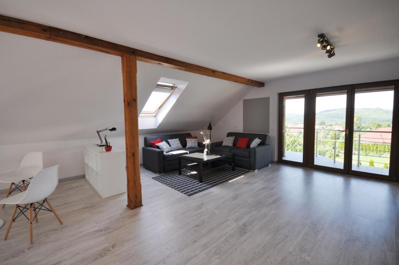 شقة Jezow Sudecki  في Apartament Widok Na Karkonosze المظهر الخارجي الصورة